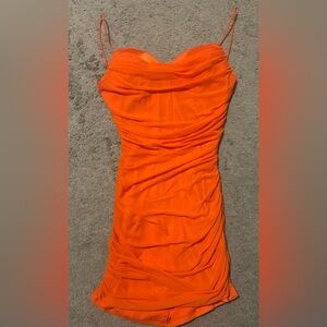Vibrant Orange Women's Dress